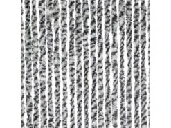 Gimeg Livin Outdoor Deurgordijn Chenille Kattenstaarten Zwart Wit 90 X 220 Cm.