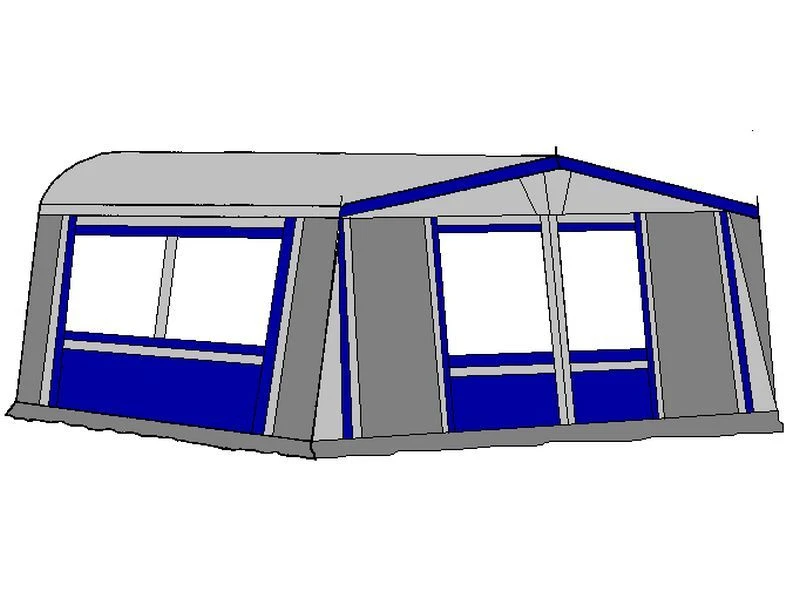 Te Velde Voortent De Wenne 310 Cm Blauw 3 Te Velde Voortent De Wenne 310 Cm Blauw