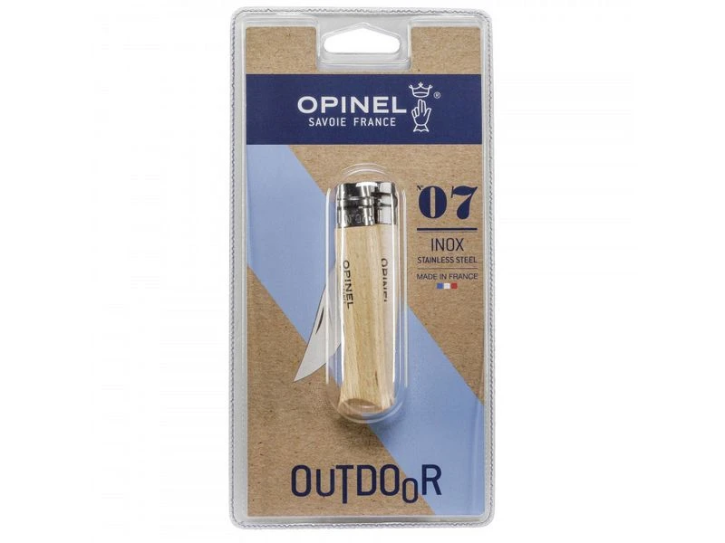 Opinel Zakmes Nr 07 Tradition Inox Met Virobloc 5 Opinel Zakmes Nr 07 Tradition Inox Met Virobloc - Afbeelding 3