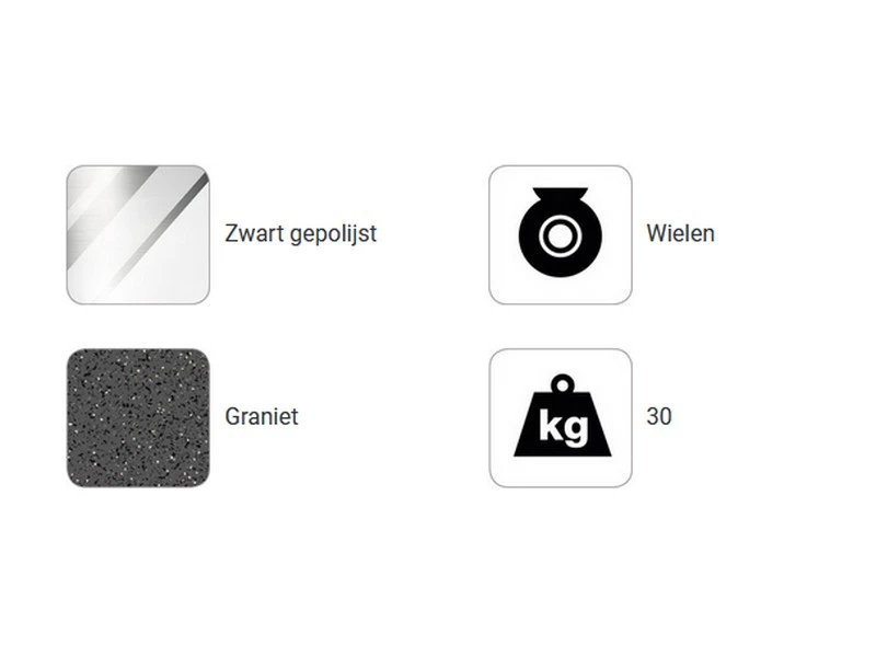 Platinum Parasolvoet Rome 30 Kg 6 Platinum Parasolvoet Rome 30 Kg - Afbeelding 4