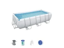 Bestway Zwembad Power Steel Set Rechthoek 404