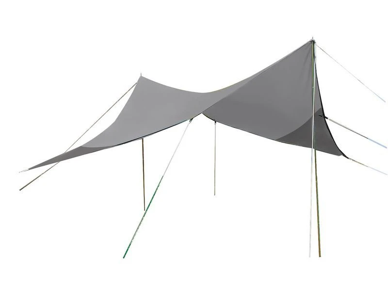 Bo-Camp Tarp Travel Ruit 4 Hoekig Grijs 3 Bo-Camp Tarp Travel Ruit 4 Hoekig Grijs