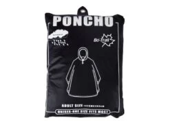 Bo-Camp Poncho Eva Volwassenen Zwart