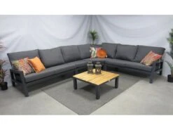 Te Velde Tuinmeubelen Jackson Aluminium Hoek-lounge Set 5 Delig
