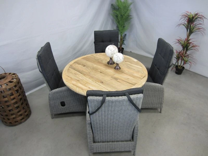 Te Velde Tuinmeubelen Ross Tuinstoel Met Malta Tuintafel 4 Te Velde Tuinmeubelen Ross Tuinstoel Met Malta Tuintafel - Afbeelding 2