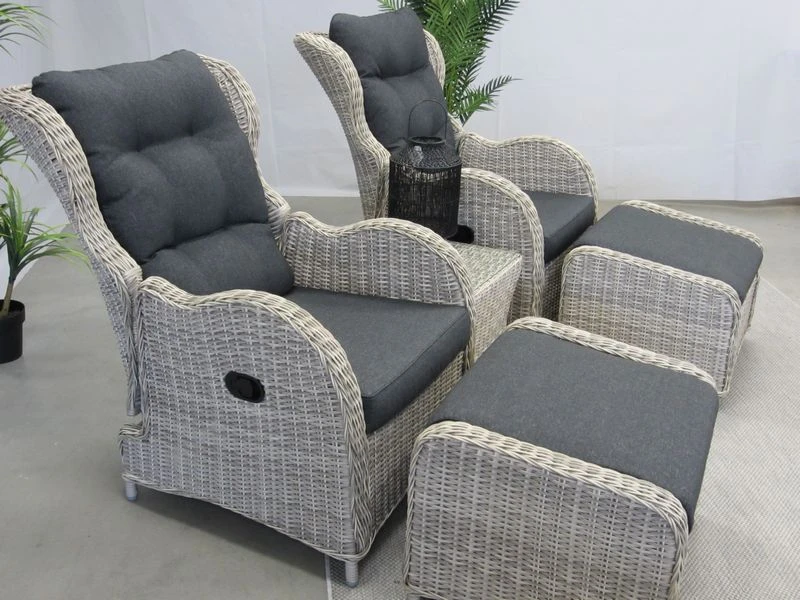 Te Velde Tuinmeubelen Riverside Verstelbare Lounge Set 7 Te Velde Tuinmeubelen Riverside Verstelbare Lounge Set - Afbeelding 5