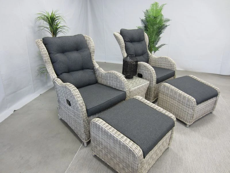 Te Velde Tuinmeubelen Riverside Verstelbare Lounge Set 8 Te Velde Tuinmeubelen Riverside Verstelbare Lounge Set - Afbeelding 6