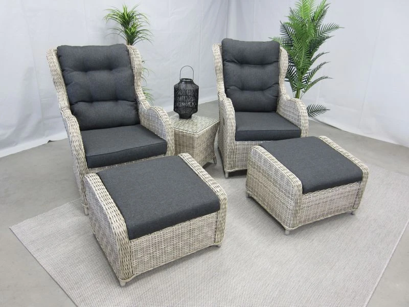 Te Velde Tuinmeubelen Riverside Verstelbare Lounge Set 3 Te Velde Tuinmeubelen Riverside Verstelbare Lounge Set