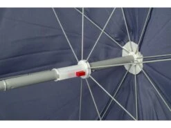 Bo-Camp Parasol Met Knikarm Ø 165 Cm Blauw -Tuin Hart Boutique 13 5 bo camp parasol met knikarm 165 cm blauw 7267252