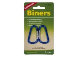 Coghlan's Mini Karabijnhaak 2 Stuks Aluminium