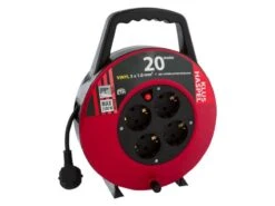 Dws Kabelhaspel 20 Meter Randaarde 4 Voudig