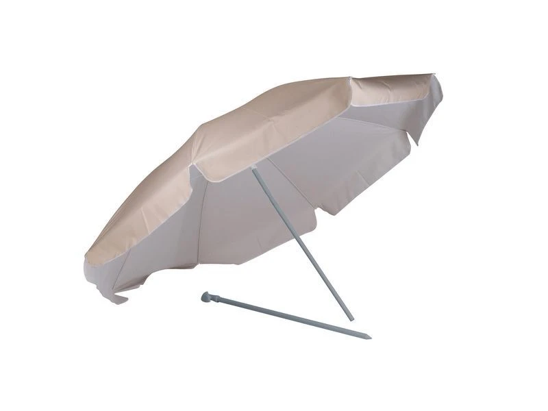 Bo-Camp Parasol Met Knikarm Ø 165 Cm Sand 4 Bo-Camp Parasol Met Knikarm Ø 165 Cm Sand - Afbeelding 2