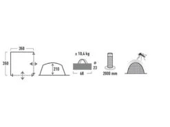 High Peak Pavillon Fiesta -Tuin Hart Boutique 15 2 high peak pavillon fiesta 14051 2