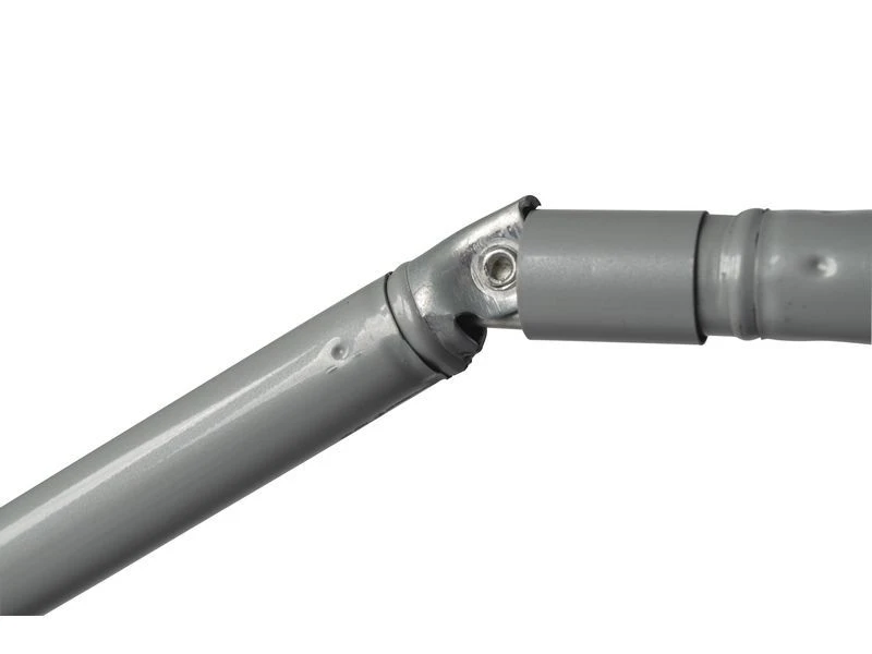 Bo-Camp Parasol Met Knikarm Ø 165 Cm Grijs 5 Bo-Camp Parasol Met Knikarm Ø 165 Cm Grijs - Afbeelding 3