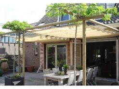 Nesling Coolfit Harmonica Schaduwdoek 2.90 Meter Breed 5 Meter Uitval