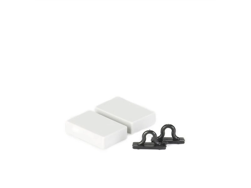 Travellife Chenille Grijs/wit/blauw 56x185cm 7 Travellife Chenille Grijs/wit/blauw 56x185cm - Afbeelding 5