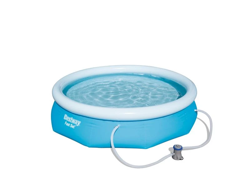 Bestway Zwembad Fast Set Set Rond 305 3 Bestway Zwembad Fast Set Set Rond 305