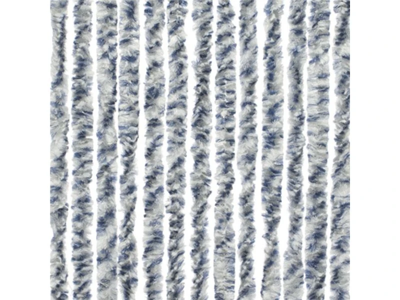 Travellife Chenille Rain Grijs/blauw 56x185cm 3 Travellife Chenille Rain Grijs/blauw 56x185cm