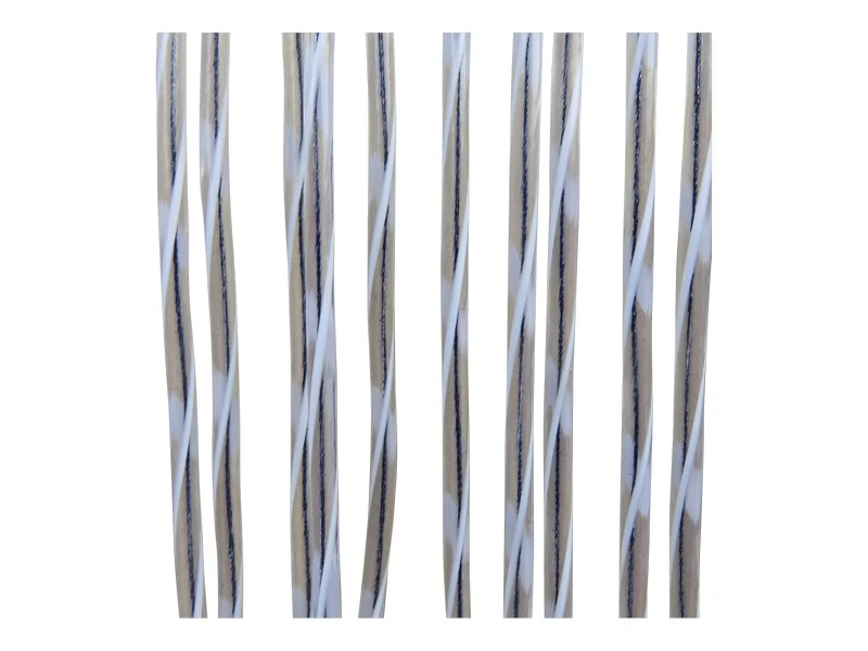 Lesli Pvc Vliegengordijn Cortina Wit Grijs 4 Lesli Pvc Vliegengordijn Cortina Wit Grijs - Afbeelding 2