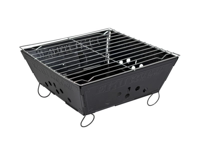 Camp-Gear Barbecue Envelop Opvouwbaar Houtskool Zwart 3 Camp-Gear Barbecue Envelop Opvouwbaar Houtskool Zwart