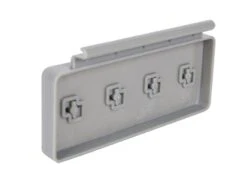 Bo-Camp Kapstok Voor Caravanrail 4 Haaks Wit -Tuin Hart Boutique 2 1 bo camp kapstok voor carvanrail 4 haaks wit 5316104