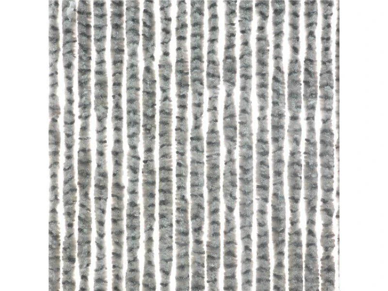Gimeg Livin Outdoor Deurgordijn Chenille Kattenstaarten Grijs Donkergrijs 90 X 220 Cm. 5 Gimeg Livin Outdoor Deurgordijn Chenille Kattenstaarten Grijs Donkergrijs 90 X 220 Cm. - Afbeelding 3