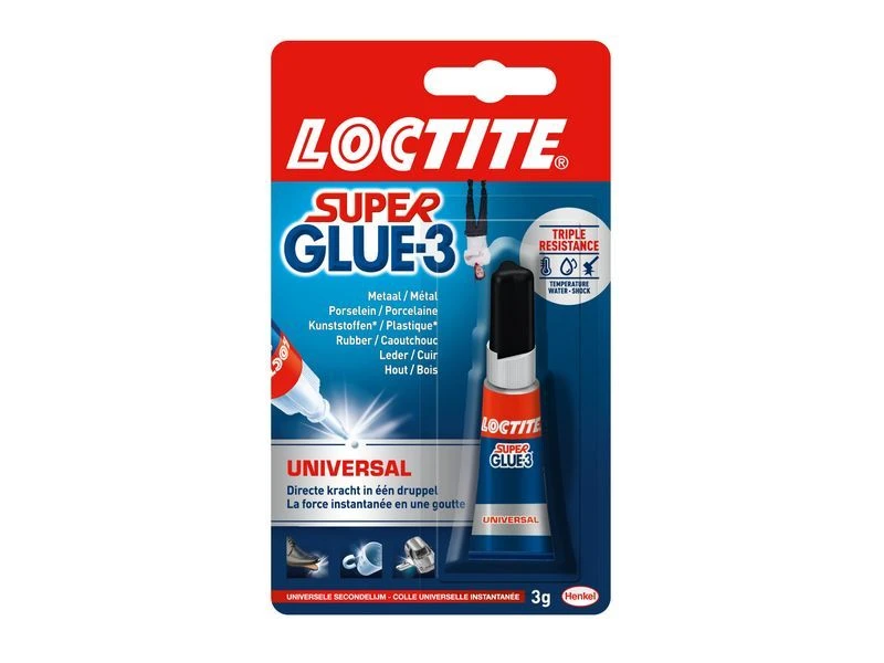 Loctite Alleslijm Universeel 3 Gram 3 Loctite Alleslijm Universeel 3 Gram