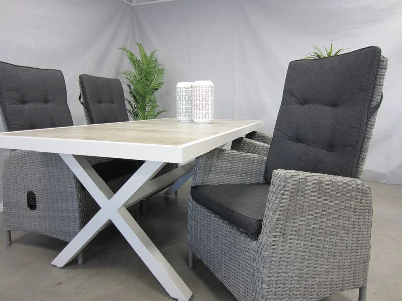 Te Velde Tuinmeubelen Tuinset Ross Met Hartman Canterbury 186 Tafel 8 Te Velde Tuinmeubelen Tuinset Ross Met Hartman Canterbury 186 Tafel - Afbeelding 6