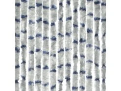 Travellife Chenille Streep Grijs/blauw 56x185cm