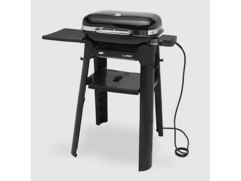 Weber Elektrische Barbecue Lumin Compact Black Met Stand 4 Weber Elektrische Barbecue Lumin Compact Black Met Stand - Afbeelding 2