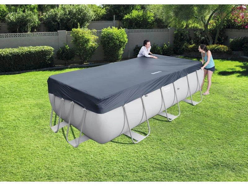 Bestway Flowclear Cover Power Steel Rechthoek 404 /412 7 Bestway Flowclear Cover Power Steel Rechthoek 404 /412 - Afbeelding 5