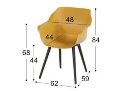 Hartman Tuinstoel Sophie Studio Curry -Tuin Hart Boutique 23 1 hartman tuinstoel sophie studio curry 11681872