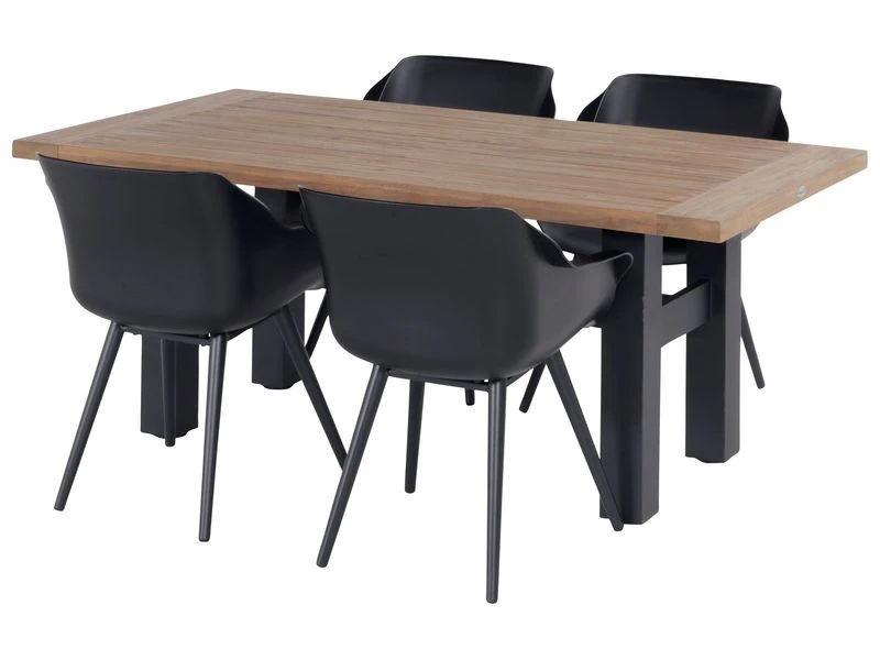 Hartman Tuinset Sophie Studio Zwart Met Yasmani Tafel 180 3 Hartman Tuinset Sophie Studio Zwart Met Yasmani Tafel 180