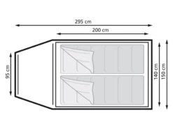 Eurotrail Koepeltent Ontario 2 Katoen-polyester -Tuin Hart Boutique 26 1 eurotrail koepeltent ontario 2 btc ette0851 1