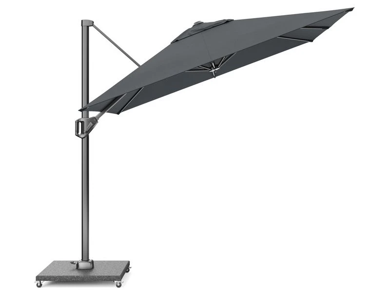 Platinum Zweefparasol Voyager T¹ 2,5 X 2,5 Antraciet 4 Platinum Zweefparasol Voyager T¹ 2,5 X 2,5 Antraciet - Afbeelding 2