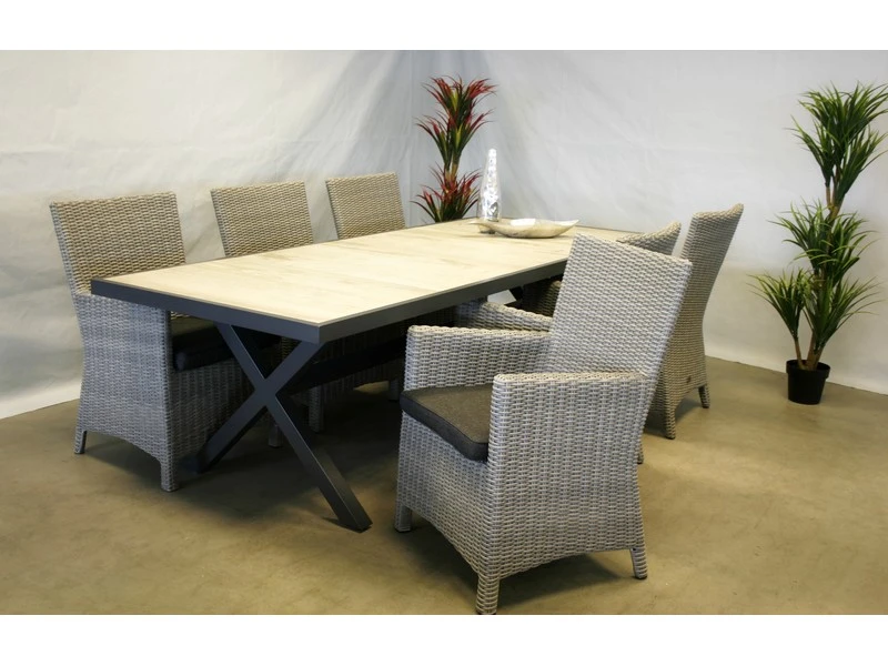 Te Velde Tuinmeubelen Tuinset Amy Met Canterbury Tuintafel 7 Te Velde Tuinmeubelen Tuinset Amy Met Canterbury Tuintafel - Afbeelding 5