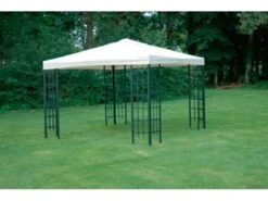 Zijwand Paviljoen Aluminium 3 X 3 -Tuin Hart Boutique 3 2 zijwand paviljoen promo aluminium 3x3 ecru 42435