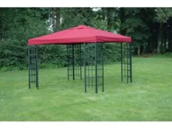 Zijwand Paviljoen Aluminium 3 X 3 -Tuin Hart Boutique 3 3 zijwand paviljoen promo aluminium 3x3 bordo 42436