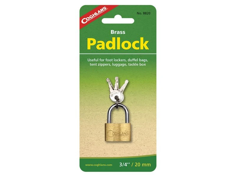 Coghlan's Hangslot 20 Mm 3 Sleutels 3 Coghlan's Hangslot 20 Mm 3 Sleutels