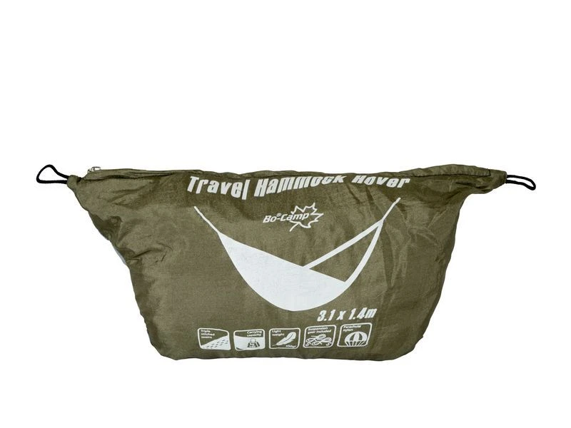 Bo-Camp Reishangmat Parachute Hover Groen/Grijs 4 Bo-Camp Reishangmat Parachute Hover Groen/Grijs - Afbeelding 2