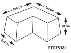 Eurotrail Hoes Voor Lounge Bank L 300 - 300 7 Eurotrail Hoes Voor Lounge Bank L 300 - 300 -Tuin Hart Boutique 40 2 eurotrail hoes voor lounge bank l 300x300 etgf5181