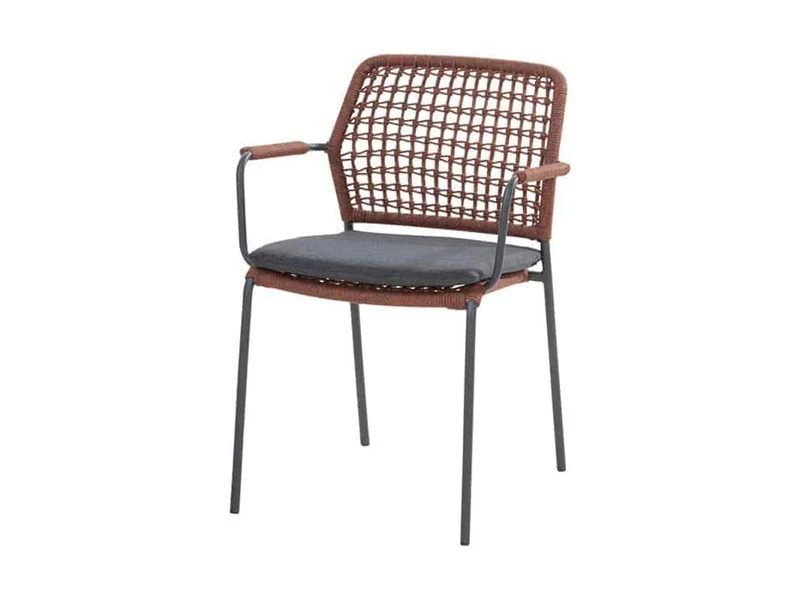 Taste By 4so Barista Stapelbare Tuinstoel Rope Terracotta 3 Taste By 4so Barista Stapelbare Tuinstoel Rope Terracotta