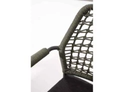 Taste By 4so Barista Stapelbare Tuinstoel Rope Groen -Tuin Hart Boutique 45 4 taste by 4so barista stapelbare tuinstoel rope groen detail rechts 91123