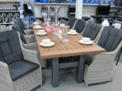 Te Velde Tuinmeubelen Tuinset Anna Xl Tuinstoel Met Yasmani 300 Tuintafel