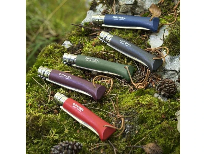 Opinel Zakmes Nr 08 Tradition Colorama Paars Rvs-beukenhout 4 Opinel Zakmes Nr 08 Tradition Colorama Paars Rvs-beukenhout - Afbeelding 2