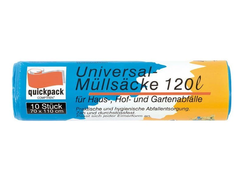 Vuilniszakken - Camping Universeel - 120 Liter - 10 Stuks 3 Vuilniszakken - Camping Universeel - 120 Liter - 10 Stuks