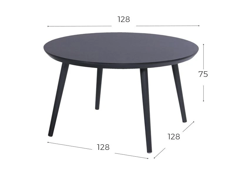 Hartman Sophie Studio Hpl Tuintafel Rond 128 Xerix 4 Hartman Sophie Studio Hpl Tuintafel Rond 128 Xerix - Afbeelding 2