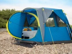 Coleman Familie Tent Octagon Blue-lime -Tuin Hart Boutique 64 4 coleman familie tent octagon blue lime 2000035750