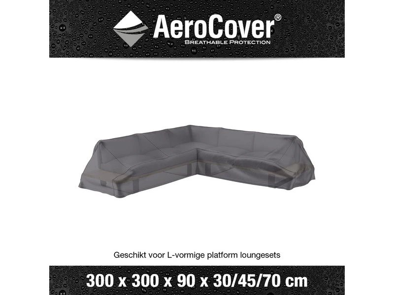Platinum AeroCover Loungesethoes Platformset L-vorm 300 4 Platinum AeroCover Loungesethoes Platformset L-vorm 300 - Afbeelding 2