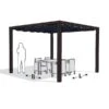 Nesling Aluminium Pergola Optiva Coolfit 402 X 402 Antraciet -Tuin Hart Boutique 7 0 nesling aluminium pergola optiva coolfit 402 x 402 antraciet n760 506 373